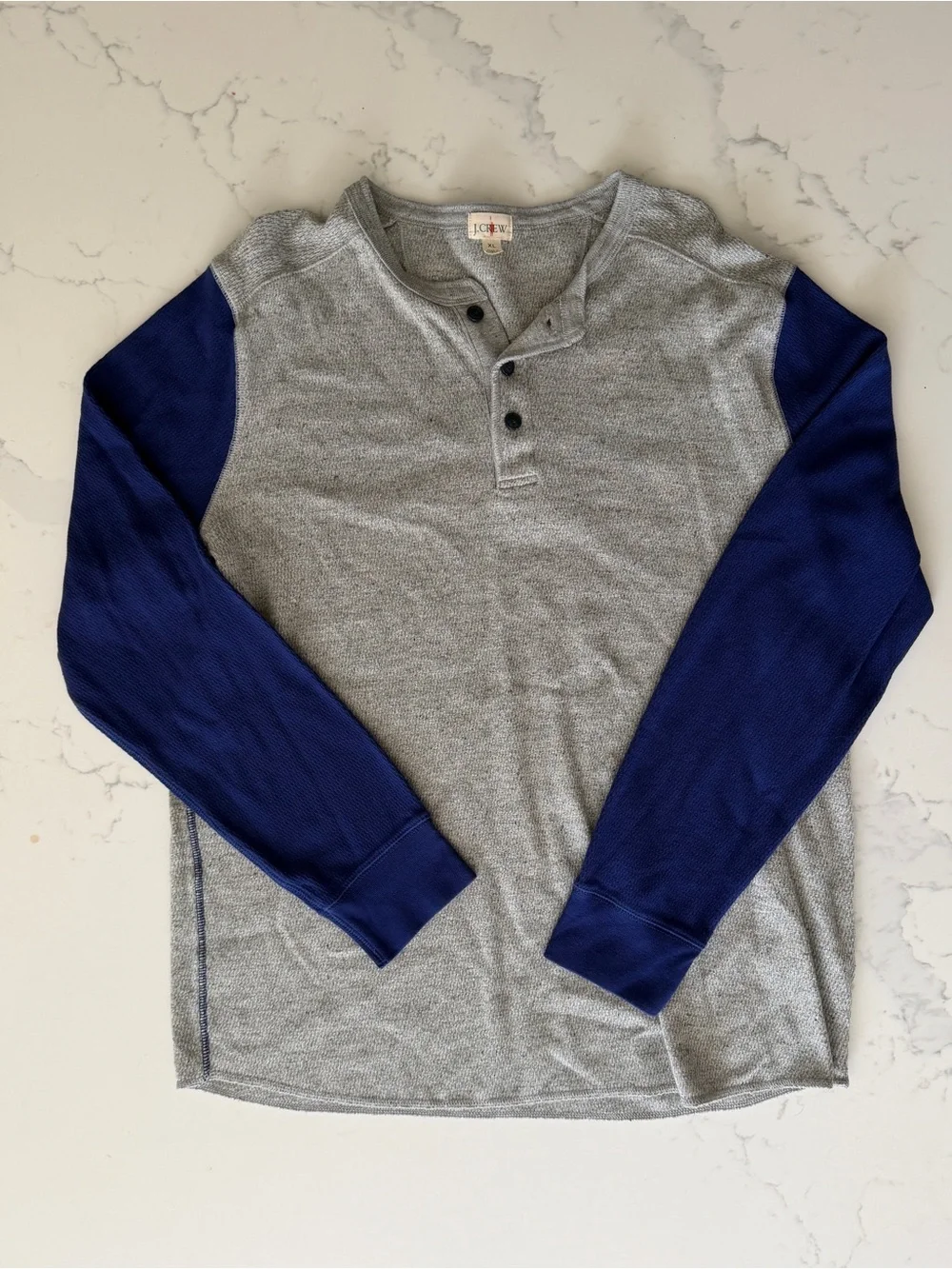 J. Crew Henley long sleeve 100% cotton- XL